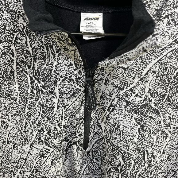 AVIA Pullover Sweatshirt Women's Athletic Running 1/4 Zip Size XL (16-18) - Picture 5 of 8